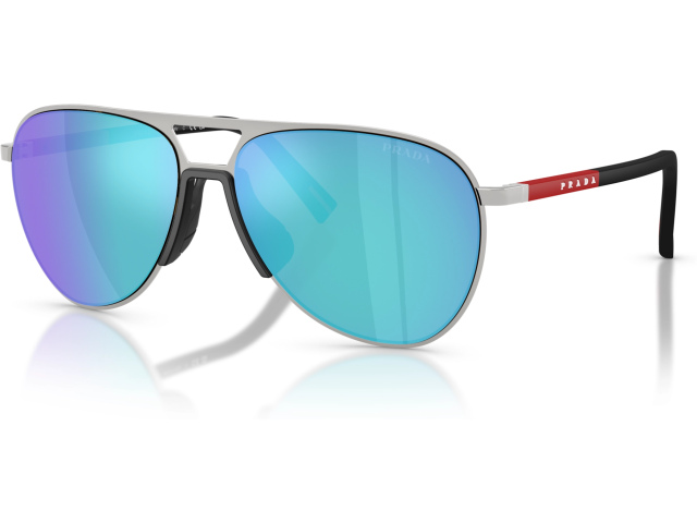 Prada Linea Rossa PS 53ZS 1BC08R Silver