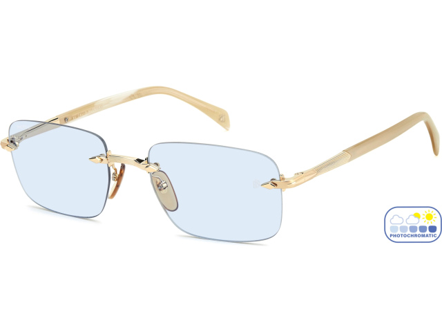 DAVID BECKHAM DB 1195/S IDA Gold Beige Horn