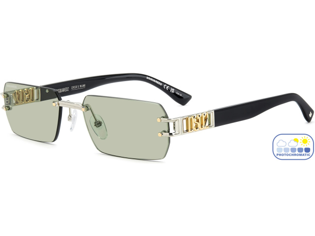 DSQUARED2 D2 0189/S I20 Gold Palladium