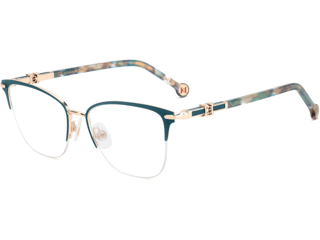 CAROLINA HERRERA HER 0384 OGA Gold Teal