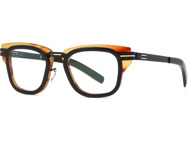 Ic! Berlin IB-VegeTarian 2 Black-E Obsidian RX-Clear Acetat