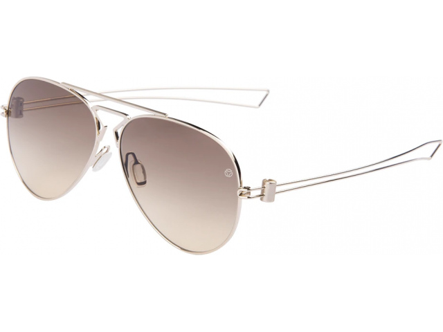 Momodesign 516 03 FULL RIM METAL SHINY GOLD - SHADED AMBER BROWN LENSES