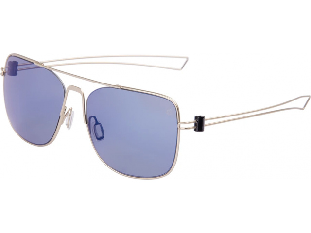 Momodesign 517 05 FULL RIM METAL SHINY GOLD - TRILECTION GUN BLUE LENSES