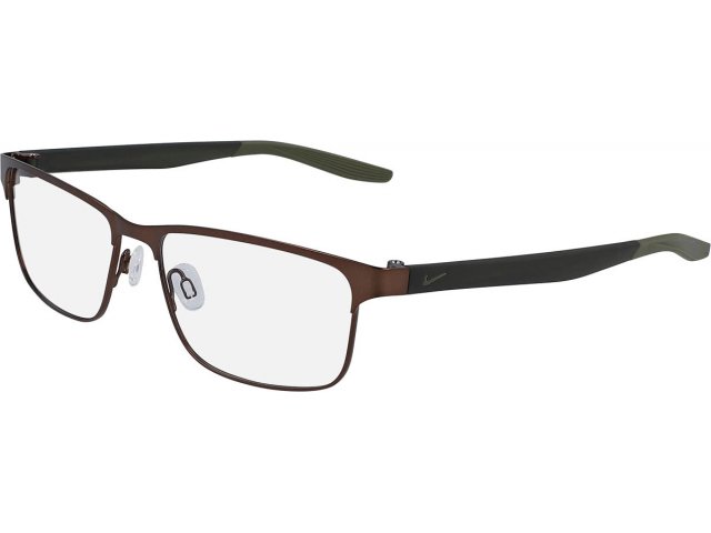 NIKE 8130 210,  SATIN WALNUT/MEDIUM OLIVE, CLEAR