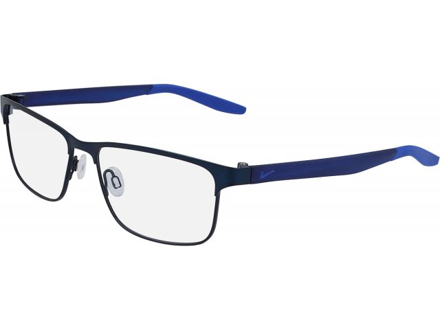 NIKE 8130 416,  SATIN NAVY/RACER BLUE, CLEAR