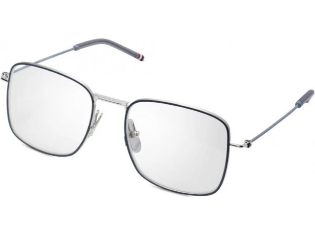 THOM BROWNE TBX117-A-01,  SILVER - COOL GREY, CLEAR
