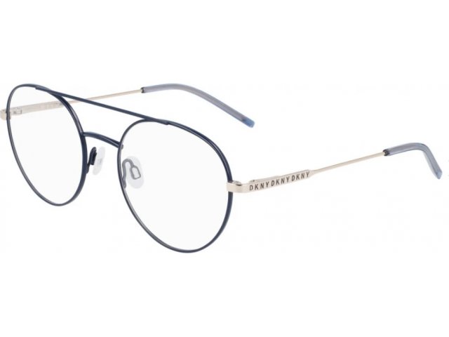 DKNY DK1025 400,  NAVY / GOLD, CLEAR