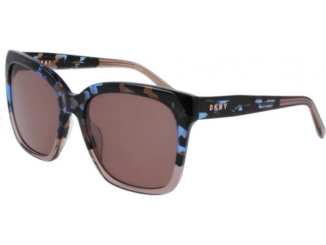DKNY DK534S 270,  CRYSTAL MINK/BLUE/BK TORTOISE, BROWN
