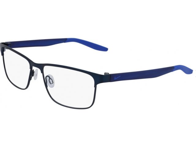 NIKE 8130 416,  SATIN NAVY/RACER BLUE, CLEAR