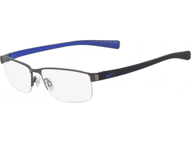 NIKE 8098 078,  BRUSHED GUNMETAL-OBSIDIAN, CLEAR