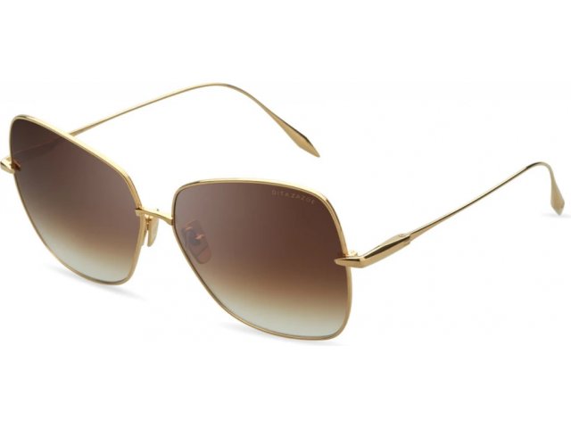 DITA ZAZOE,  YELLOW GOLD, DARK BROWN TO CLEAR GRADIENT