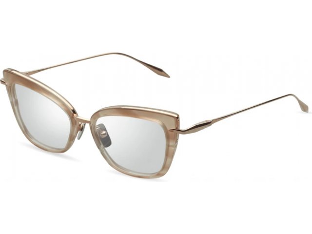 DITA AMORLY,  DUSTY PINK SWIRL - ROSE GOLD, CLEAR