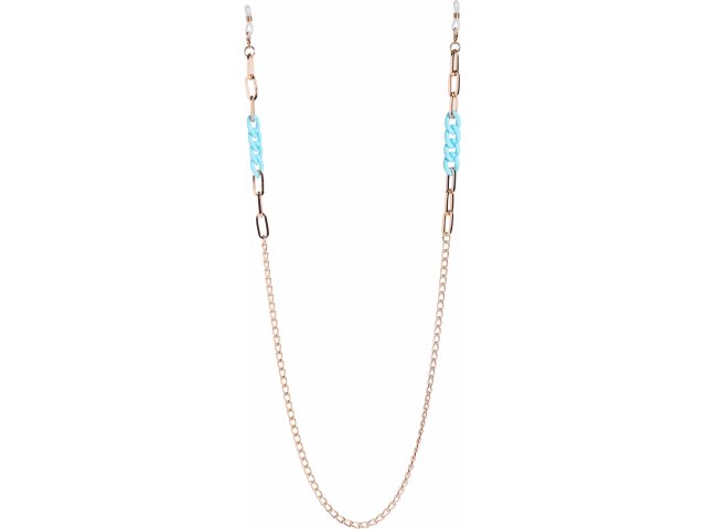 Glasses Chain GC44337 Gold Blue Matt