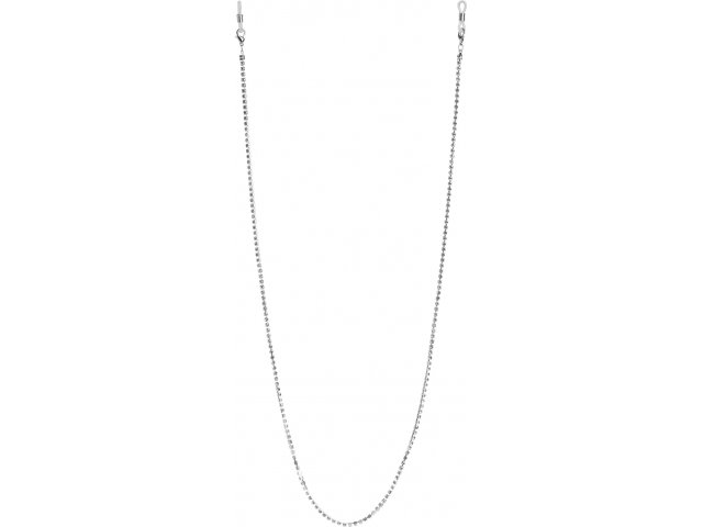 Glasses Chain GC20364 Silver Crystal