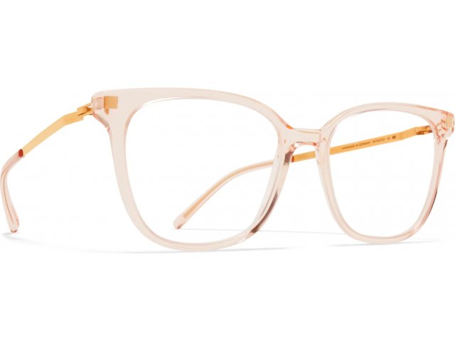 MYKITA KALLA 940,  C20-ROSEWATER/CHAMPAGNEGOLD, CLEAR