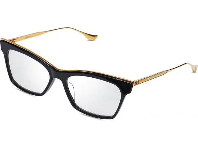 DITA NEMORA DTX401-A-01,  BLACK - YELLOW GOLD, CLEAR