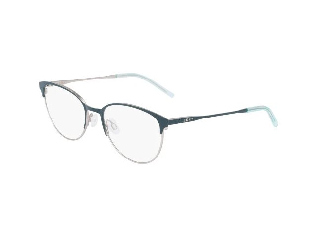 DKNY DK1030 430,  TEAL / SILVER, CLEAR