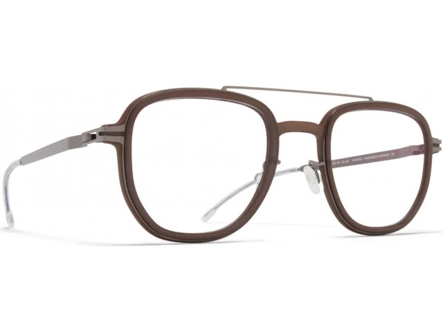 MYKITA ALDER 353,  MH24 SHINY GRAPHITE/TAUPE, CLEAR
