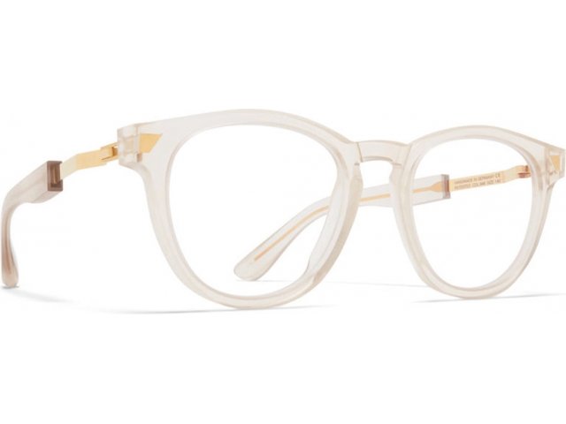 MYKITA MMRAW011 846,  RAW CHAMPAGNE/GLOSSY GOLD, CLEAR