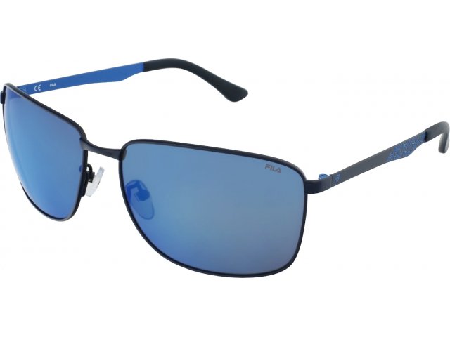 FILA SFI005 606B,  TOTAL SEMI MATT BLUE, SMOKE/MIRROR BLUE