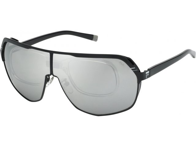    FILA SFI125 530X,  TOTAL SHINY BLACK, SMOKE/MIRROR SILVER