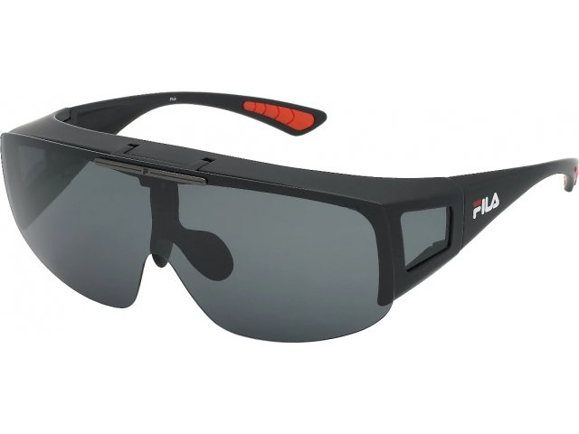 FILA SFI126 U28P,  MATT BLACK, SMOKE