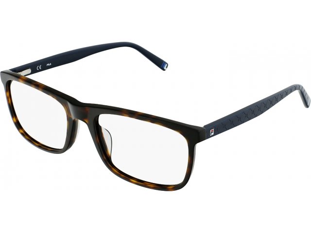 FILA VF9400V 0722,  SHINY DARK HAVANA, CLEAR