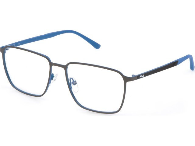 FILA VFI204 08GG,  SHINY BLUE WITH SHINY GUN META, CLEAR