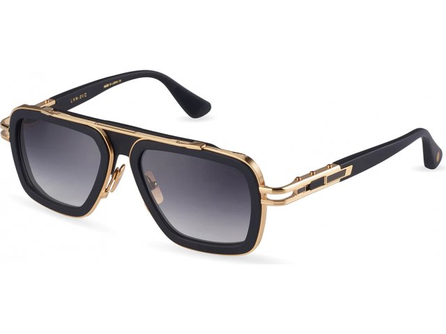 DITA LXN-EVO DTS403-A-01,  MATTE BLACK - YELLOW GOLD, DARK GREY TO CLEAR GRADIENT