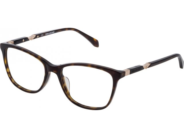 ZADIG VOLTAIRE VZV253 0722,  SHINY DARK HAVANA, CLEAR