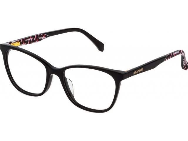 ZADIG VOLTAIRE VZV299 0700,  SHINY BLACK, CLEAR