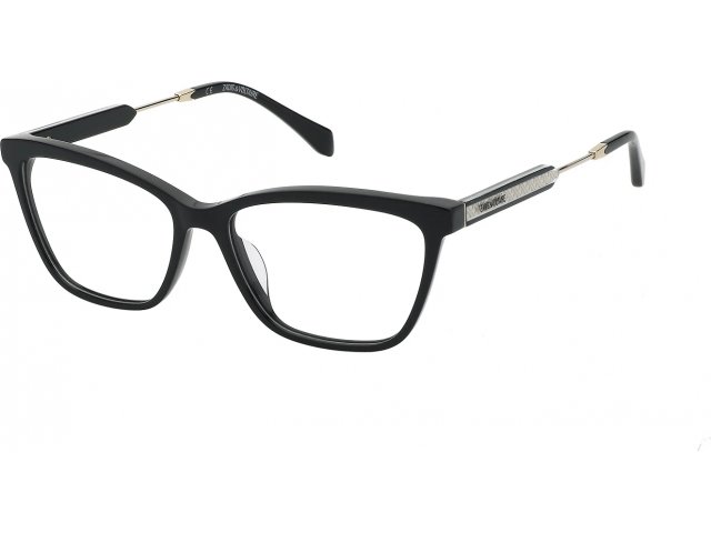 ZADIG VOLTAIRE VZV342 0700,  SHINY BLACK, CLEAR
