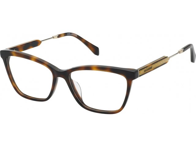 ZADIG VOLTAIRE VZV342 0752,  SHINY DARK HAVANA, CLEAR