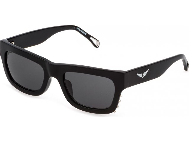 ZADIG VOLTAIRE SZV303 0700,  SHINY BLACK, SMOKE