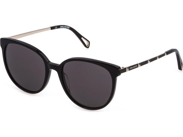 ZADIG VOLTAIRE SZV307 0BLK,  BLACK SUPER BLACK, SMOKE