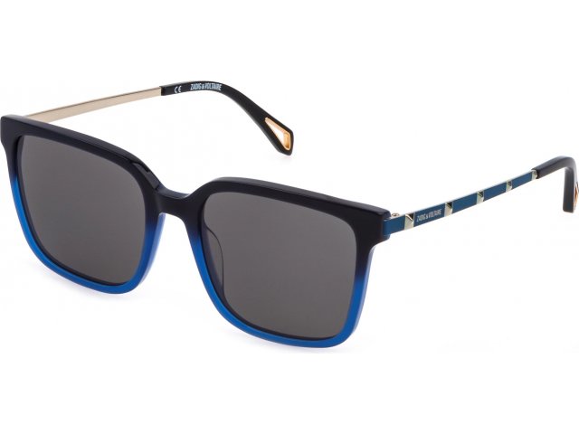 ZADIG VOLTAIRE SZV308 0D79,  SHINY GRAD.BLUE, SMOKE