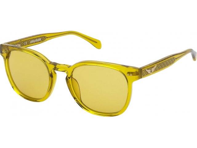 ZADIG VOLTAIRE SZV323 0B36,  SHINY TRANSP.BROWN, YELLOW