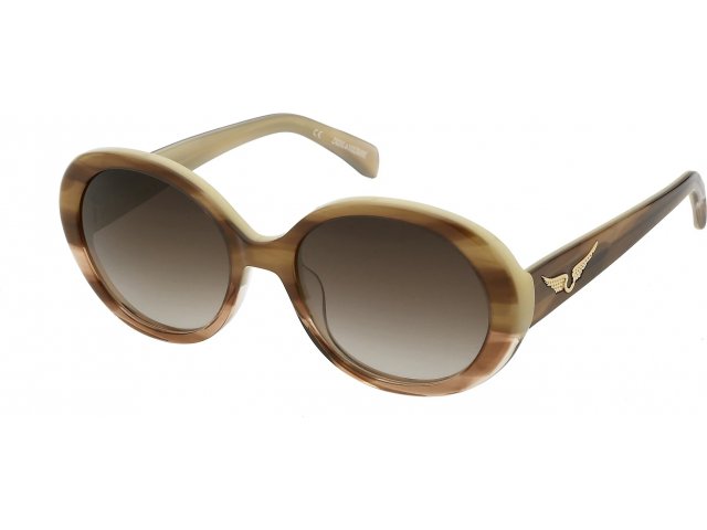 ZADIG VOLTAIRE SZV338 03BQ,  WAVY BROWN, BROWN GRADIENT BROWN