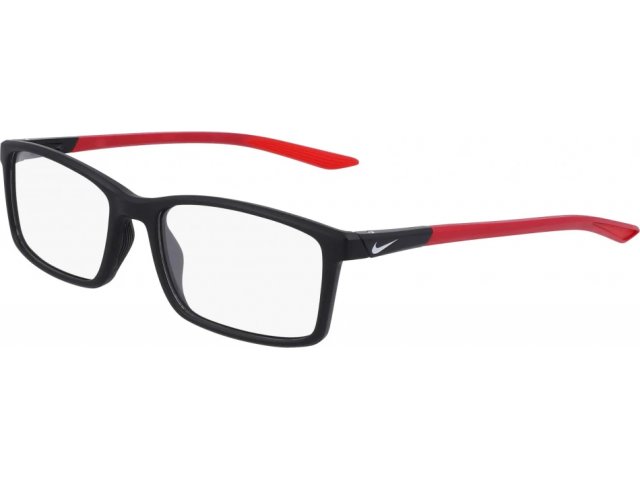 NIKE NK7287 006,  MATTE BLACK/GYM RED, CLEAR