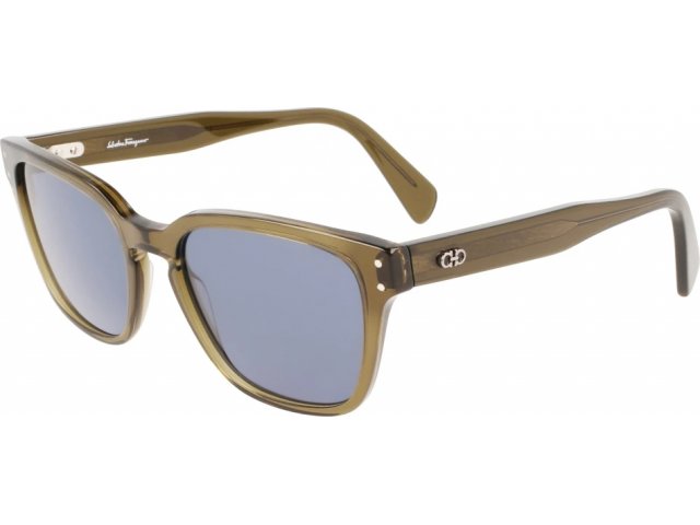Salvatore FERRAGAMO SF1040S 320,  TRANSPARENT KHAKI, BLUE