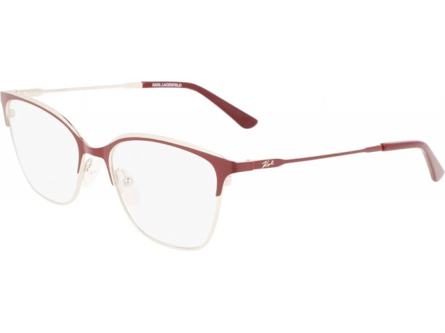 KARL LAGERFELD KL337 601,  BURGUNDY, CLEAR