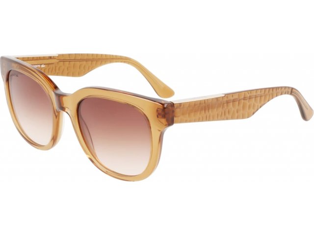 LACOSTE L971S 234,  TRANSPARENT CARAMEL, BROWN