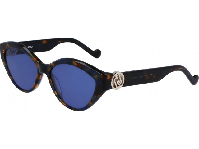 LIU JO LJ767SR 460,  BLUE TORTOISE, BLUE
