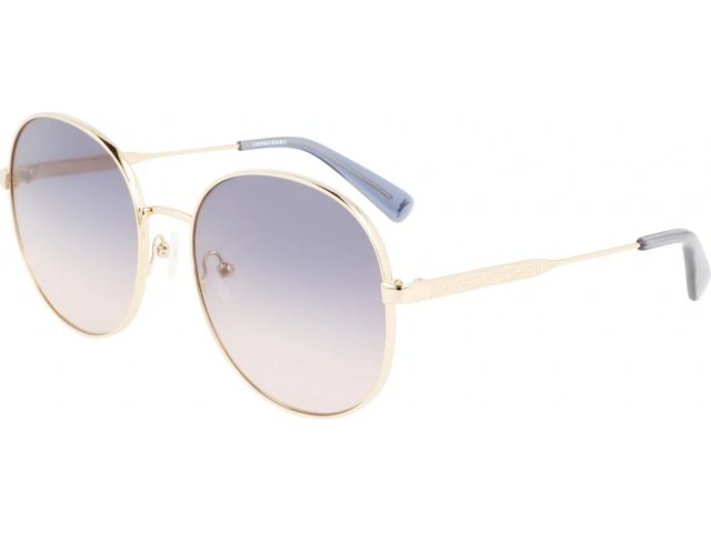 LONGCHAMP LO161S 704,  GOLD/BLUE PEACH, BLUE