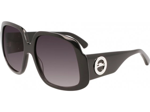 LONGCHAMP LO709S 001,  BLACK, GREY