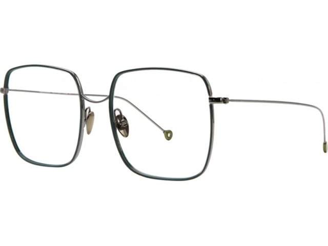 NATHALIE BLANC JOSEPHINE 301,  RUTHENIUM / PINE GREEN WINDSOR, CLEAR