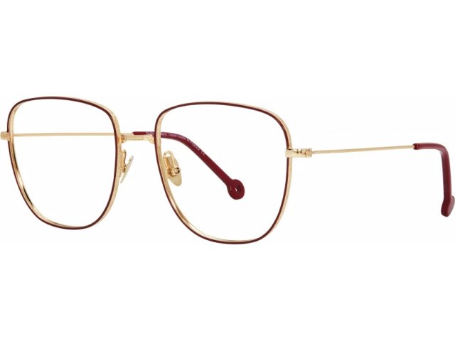 NATHALIE BLANC CAMILLE 628,  GOLD / BURGUNDY, CLEAR