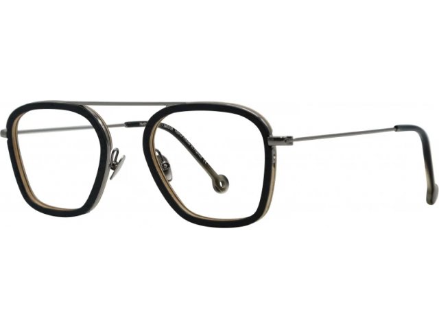 NATHALIE BLANC HECTOR 613,  RUTHENIUM / BLACK ASH, CLEAR