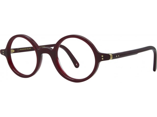 NATHALIE BLANC JULIEN 496,  OPALESCENT BURGUNDY, CLEAR