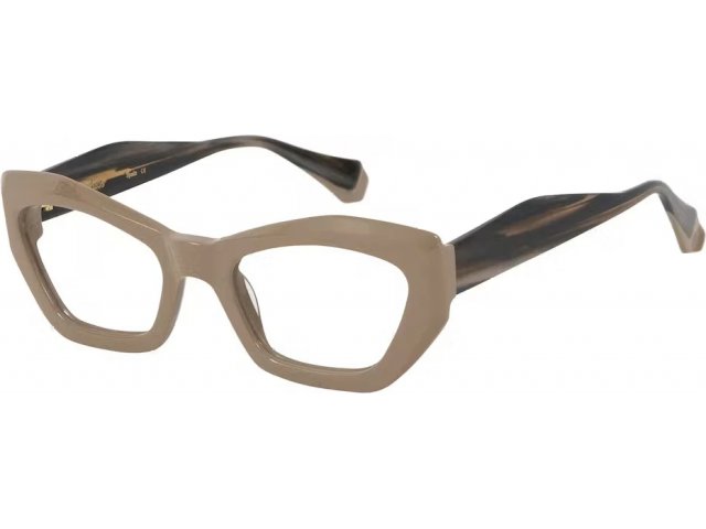 GIGI STUDIOS KIRA 8,  BEIGE, CLEAR